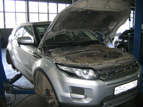 Обслуживание Land Rover Evoque